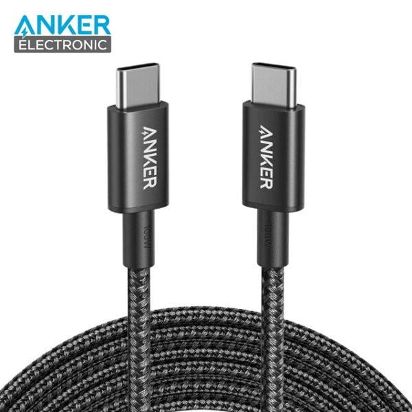 کابل شارژر 3 متر USB-C to USB-C انکر  Anker USB-C to USB-C 100W Cable A8758